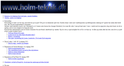Desktop Screenshot of holm-teknik.dk