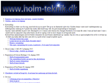 Tablet Screenshot of holm-teknik.dk